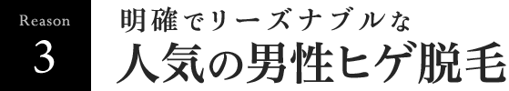 明確でリーズナブルな料金設定