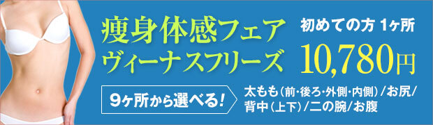 〜痩身体感フェア〜 ヴィーナスフリーズ